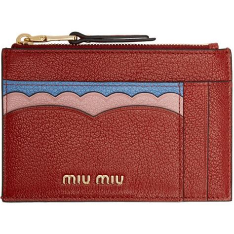 miu miu tricolor foldover wallet|Wallets And Small Leather Goods .